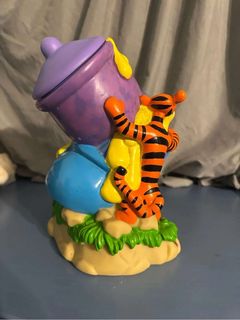 Winnie the Pooh & Tigger Honey Cup Holder Colorful Yellow, Orange, Blue